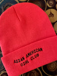 Asian American Girl Club Neon Orange Beanie