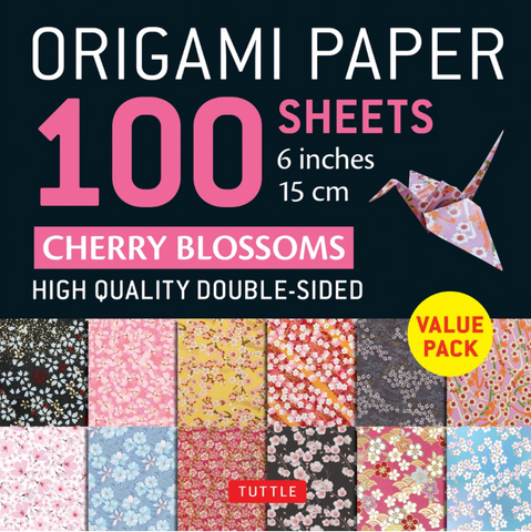 ORIGAMI PAPER 100 - Cherry Blossoms [6 in]