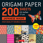 ORIGAMI PAPER 200 - Japanese Washi [6.75 in]
