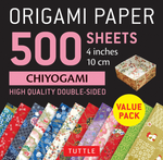 ORIGAMI PAPER 500 - Chiyogami Patterns [6in]