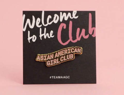 Asian American Girl Club Pin